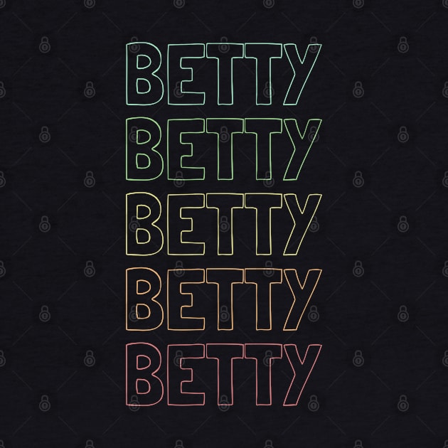 Betty Name Pattern by Insert Name Here